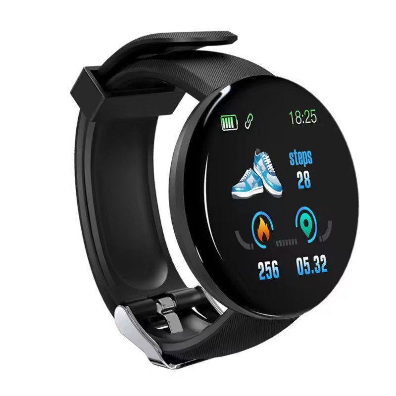 D18 Smart watch reloj intelligent Waterproof Heart Rate Monitor Men's Women's Smartwatch Round Fitness Digital Watches D18s